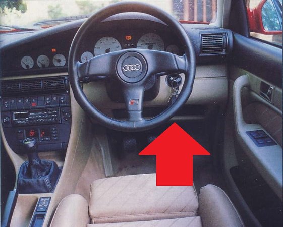 Audi A8 D2 Diagnostic Port Location Picture