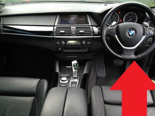 BMW x6 e71 diagnostic port location picture