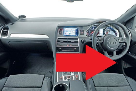 Audi Q7 diagnostic port location picture