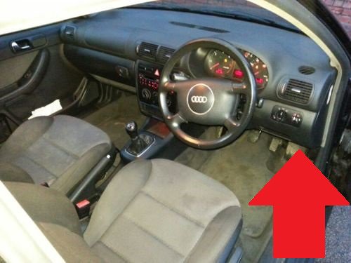 Audi A3 8l diagnostic port location picture