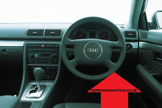 Audi A4 b6 diagnostic obd2 port location picture